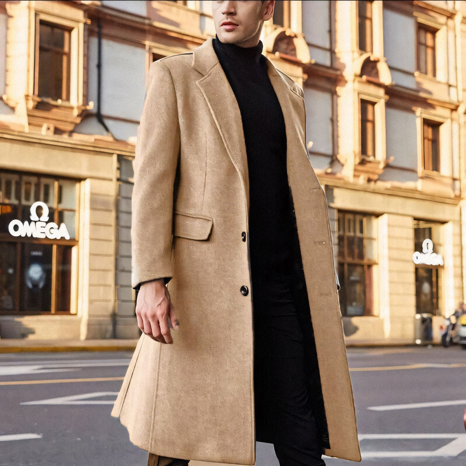 London Charme City Men's Overcoat