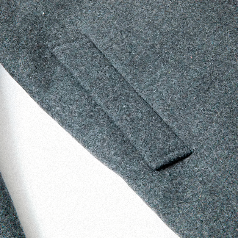 London Charme Denmark Men’s Short Wool Overcoat