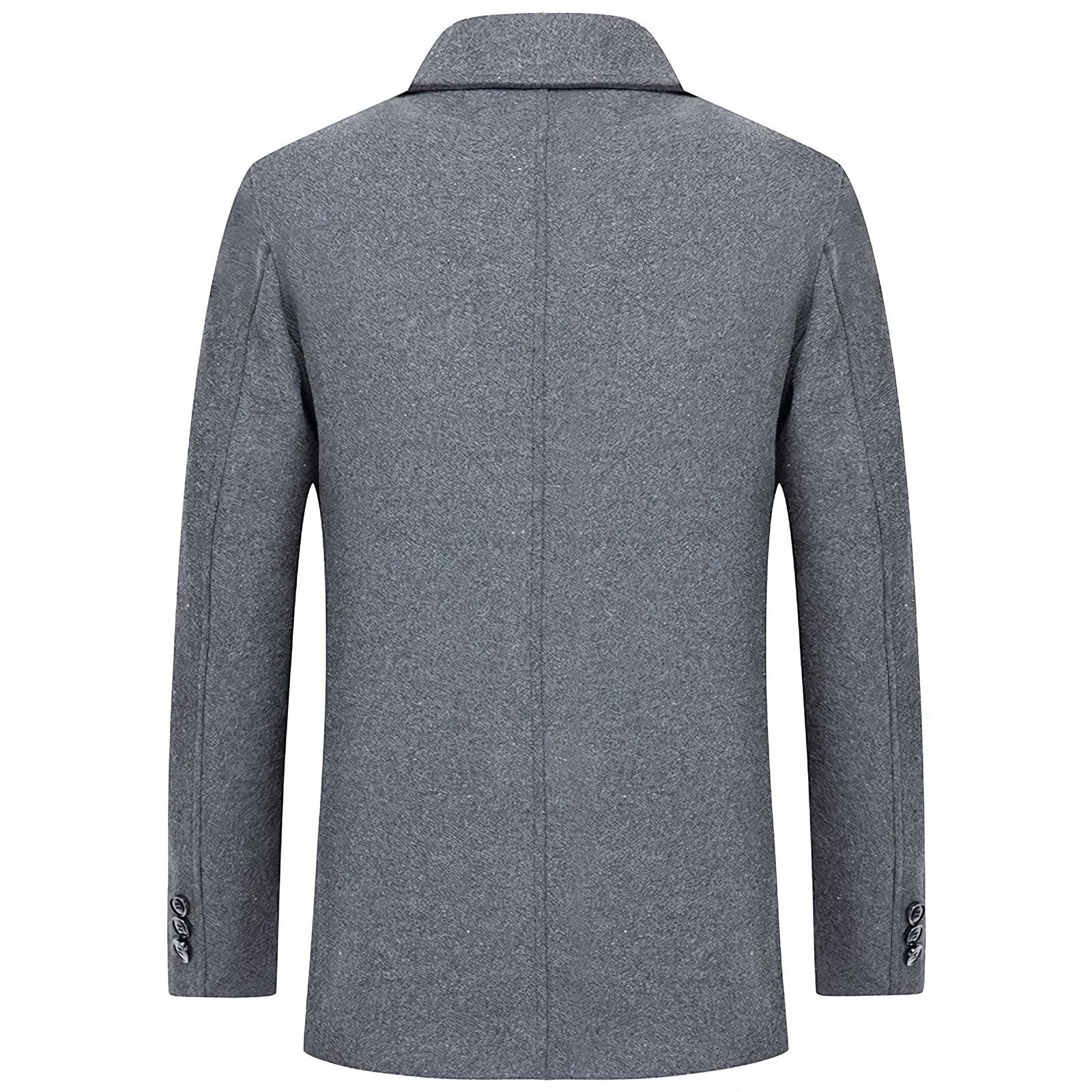London Charme Denmark Men’s Short Wool Overcoat