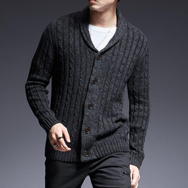 London Charme Men’s Pima Cotton Cardigan