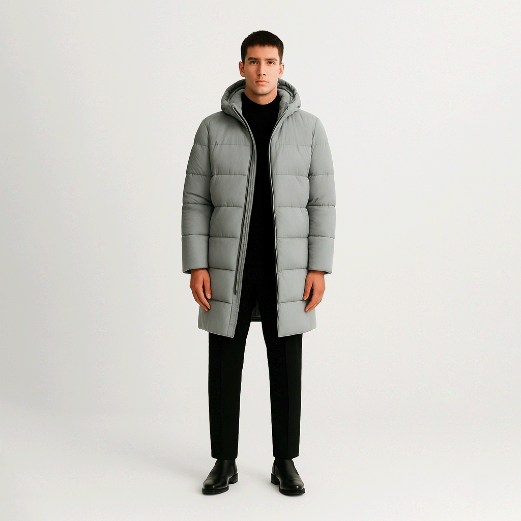 London Charme Manhattan Men’s Puffer Overcoat