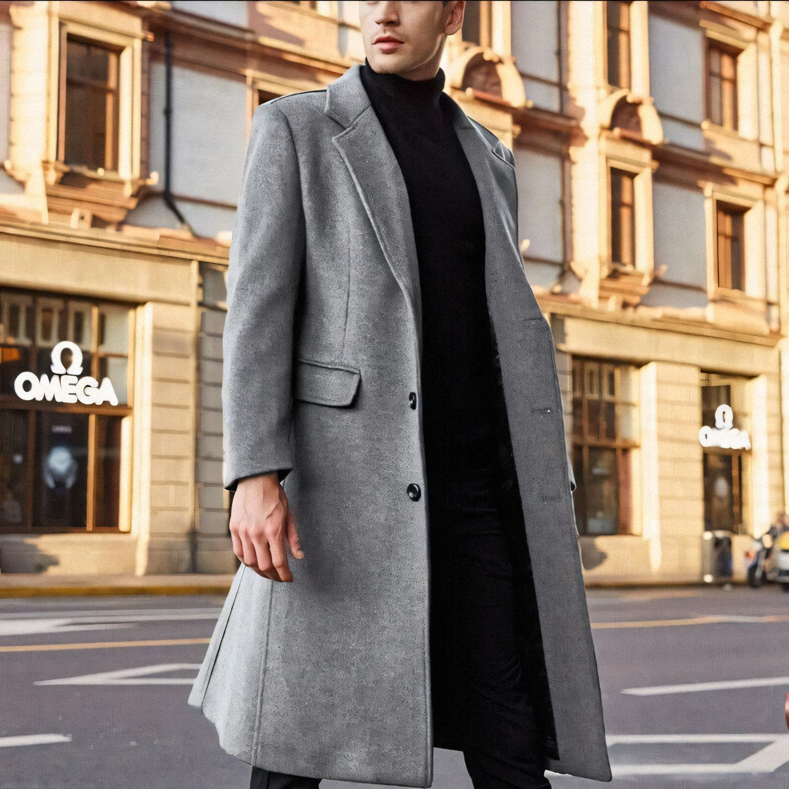 London Charme City Men's Overcoat