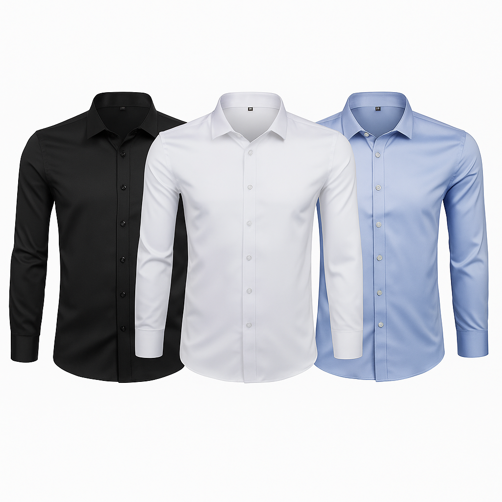 London Charme Men’s Dress Shirt – BUY 1, GET 3: TAKE 2 SHIRTS FREE!