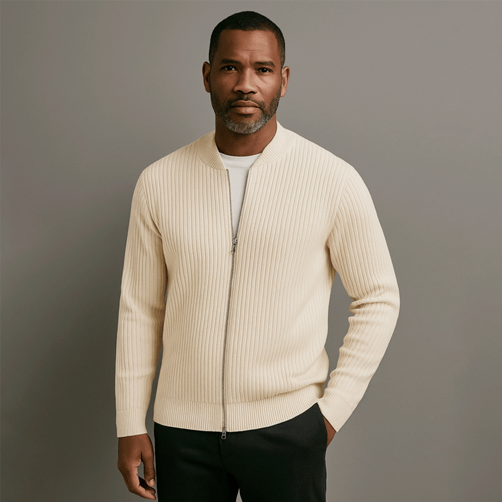 London Charme Classic Men’s Zip Sweater